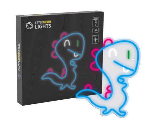 Manta SNL56MT Style Neon Lights Dinosaur LED gaismas lenta