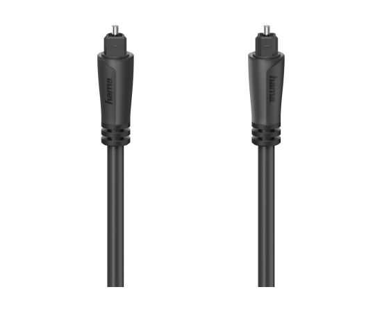 Hama 00205136 Audio Optical Fibre Cable, ODT Plug (Toslink), 5m