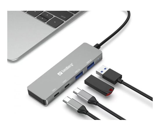 Sandberg 136-50 USB-C to 2xUSB-A+2xUSB-C Hub