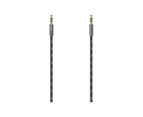 Hama 00205129 Audio Cable 0.75 m 3.5mm Black/Grey