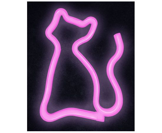 Manta SNL06PK Style Neon Lights Cat pink LED gaismas lenta