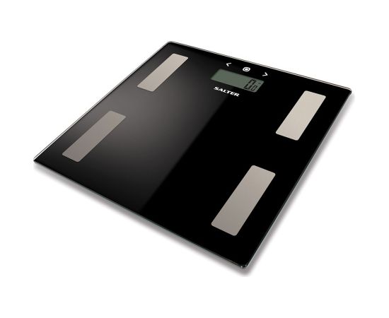 Salter 9150 BK3R Black Glass Analyser Bathroom Scales Ķermeņa svari