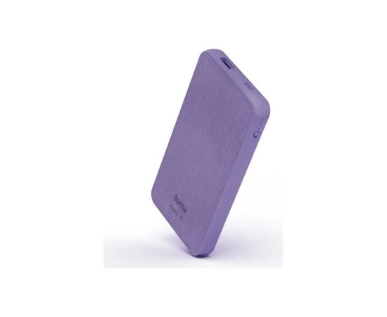 Hama 00201659 Fabric10 Power Pack 10000mAh Purple