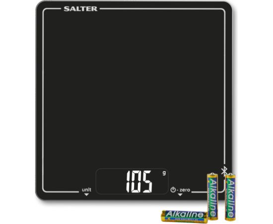 Salter 1193 BKDRUP Connected Electronic Kitchen Scale - Black Virtuves svari