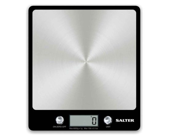 Salter 1241A BKDRCEU16 Evo Electronic Kitchen Scale Black Virtuves svari