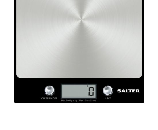 Salter 1241A BKDRCEU16 Evo Electronic Kitchen Scale Black Virtuves svari