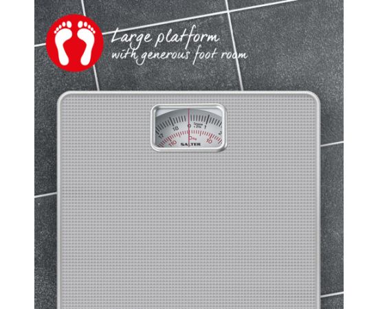 Salter 433 SVDR Mechanical Bathroom Scale Silver Ķermeņa svari