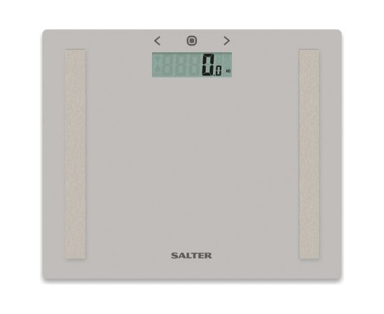 Salter 9113 GY3R Compact Glass Analyser Bathroom Scales - Grey Ķermeņa svari