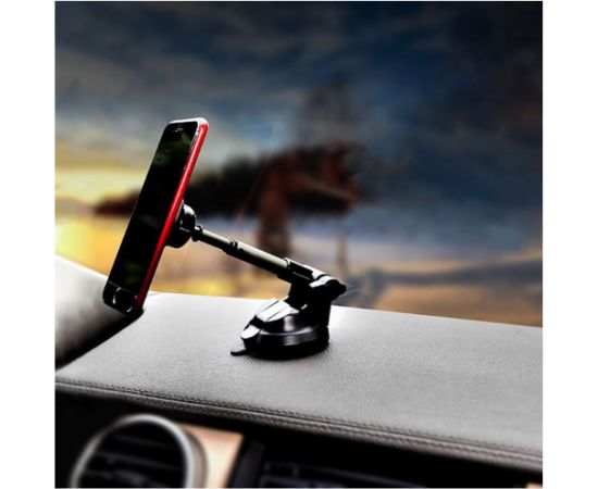 Tellur Phone Holder Magnetic, Suction Cup Mount, Adjustable, MUM, Black