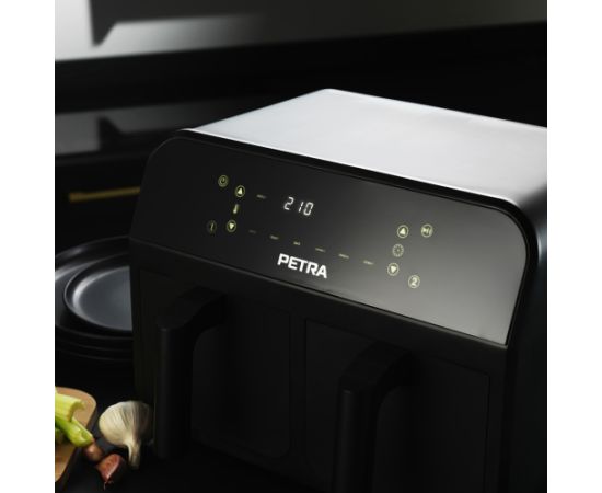 Petra PT4750BLKVDEEU7 Dual Air Black 3,7L Gaisa fritieris