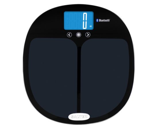 Salter 9192 BK3R Curve Bluetooth Smart Analyser Bathroom Scale black Ķermeņa svari