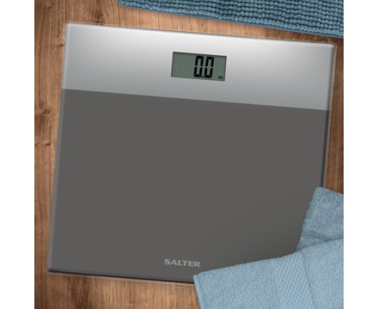 Salter 9206 SVSV3R Digital Bathroom Scales Glass - Silver Ķermeņa svari