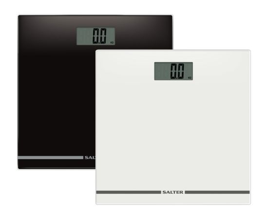 Salter 9205 BK3RCEU16 Large Display Glass Electric Scale Black Ķermeņa svari