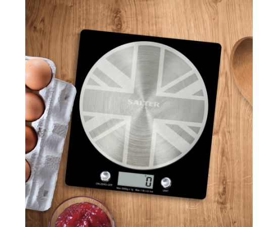 Salter 1036 UJBKDR Great British Disc Digital Kitchen Scale Virtuves svari