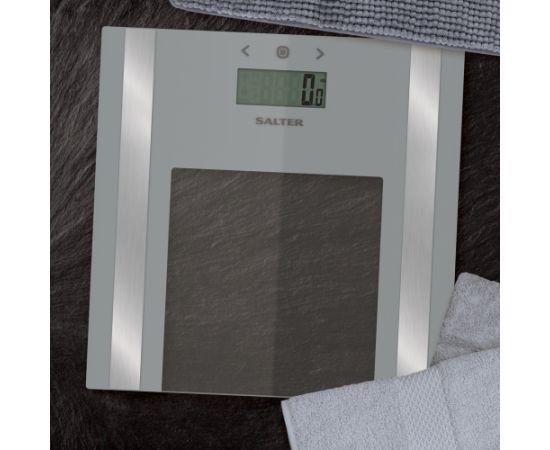 Salter 9158 SV3R Ultra Slim Glass Analyser Scale silver Ķermeņa svari