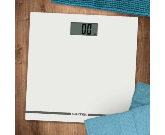 Salter 9205 WH3R Large Display Glass Electronic Bathroom Scale - White Ķermeņa svari