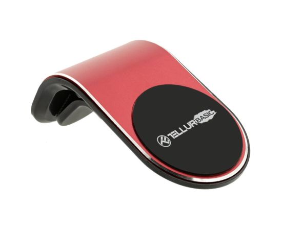 Tellur Basic Car Phone Holder Magnetic MCM7, Air Vent Mount Red