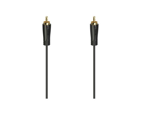 Hama 00205148 Video Cable, RCA plug - RCA plug, gold-plated 1.5m