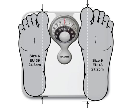 Salter 484 WHDRFEU16 Magnifying Lens Mechanical Bathroom Scale Ķermeņa svari