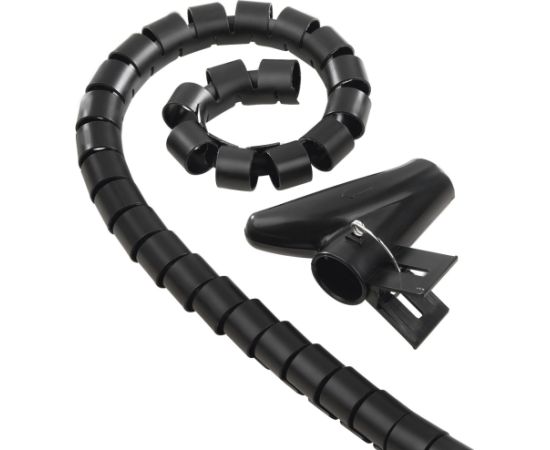 Hama 00020603 Cable Bundle Tube Easy Cover 1.5m, 30mm Black