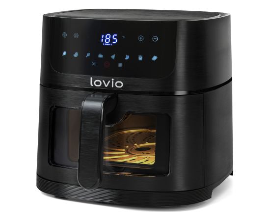 Lovio LVAF002BK PureFry XL Smart 6L Black Gaisa fritieris