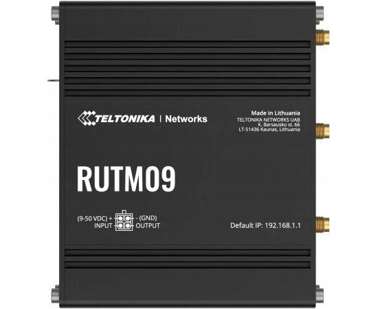 Router Teltonika RUTM09 LTE CAT6 RUGGED