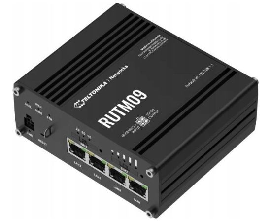 Router Teltonika RUTM09 LTE CAT6 RUGGED