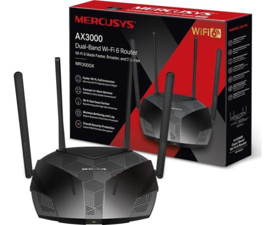 Router TP-Link Mercusys MR3000X AX3000 Dual-Band Wi-Fi 6