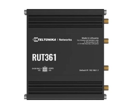 Router Teltonika LTE CAT 6  RUT361 | 802.11n | 10/100 Mbit/s | Ethernet LAN (RJ-45) ports 2 | Mesh Support No | MU-MiMO Yes | 4G