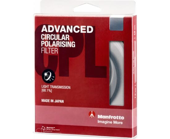 Manfrotto Polarizācijas filtrs Advanced CPL 62mm