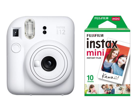 Fujifilm Instax Mini 12, clay white + film