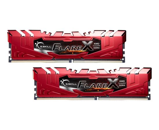 G.Skill DDR4 32GB 2400-CL15 Flare X - Dual-Kit - Red