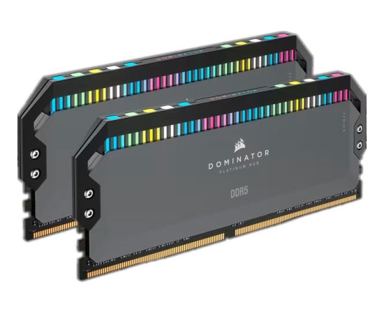 Corsair DDR5 - 32GB - 6000 - CL - 30  (2x 16 GB) dual kit, RAM (black, CMT32GX5M2B6000Z30K, Dominator Platinium, AMD EXPO)