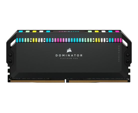 Corsair DDR5 - 64GB - 6400 - CL - 32 (2x 32 GB) dual kit, RAM (black, CMT64GX5M2B6400C32, Dominator Platinium, INTEL XMP)