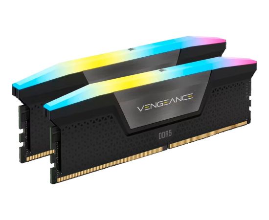 Corsair DIMM 64 GB DDR5-6600 (2x 32 GB) dual kit, RAM (black, CMH64GX5M2B6600C32, Vengeance RGB, XMP)