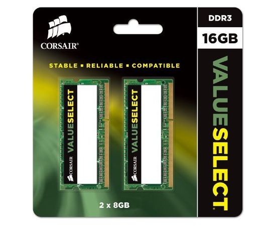 Corsair DDR3 SO-DIMM 16GB 1600-11 Value Select LV Dual