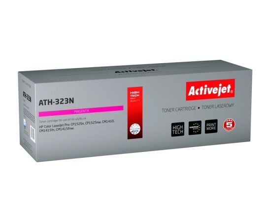 Activejet ATH-323N Toner (replacement for HP 128A CE323A; Supreme; 1300 pages; Magenta)