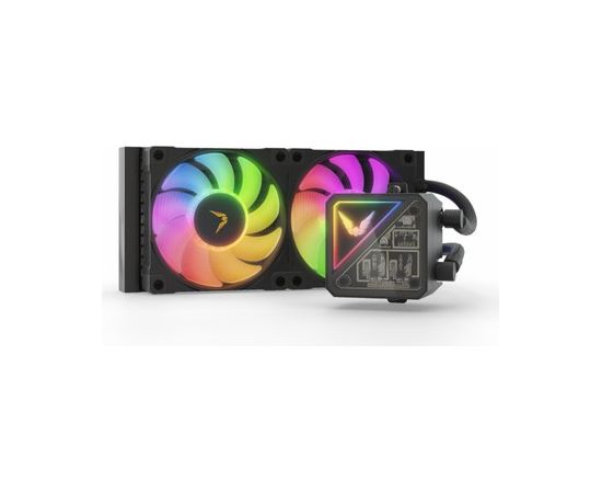 Valkyrie V240 Lite Processor All-in-one liquid cooler Black