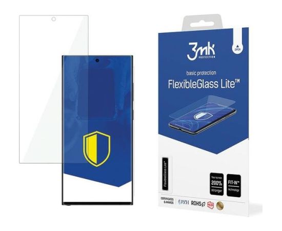 3MK FlexibleGlass Lite Aizsargstikls Priekš Samsung Galaxy S24 Ultra