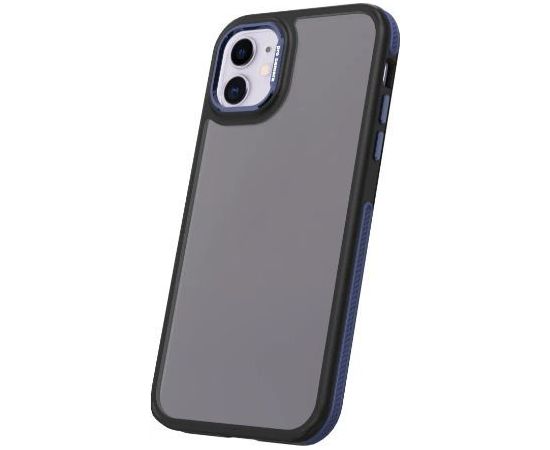 iLike Apple  iPhone 12 / 12 Pro Crystal Black case Blue