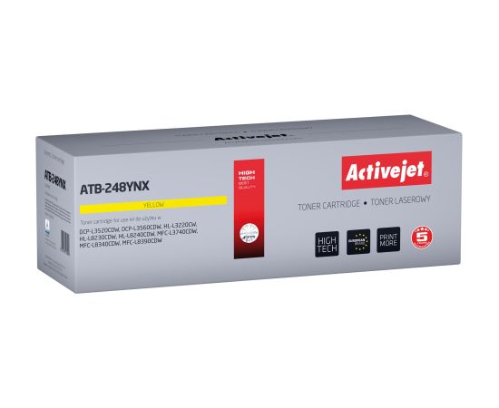 Activejet ATB-248YNX Toner for Brother printers; Replacement Brother TN248XLY; Supreme; 2300 pages; yellow)