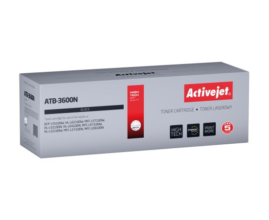 Activejet ATB-3600N Toner for Brother printers; Replacement Brother TN3600; Supreme; 3000 pages; black)