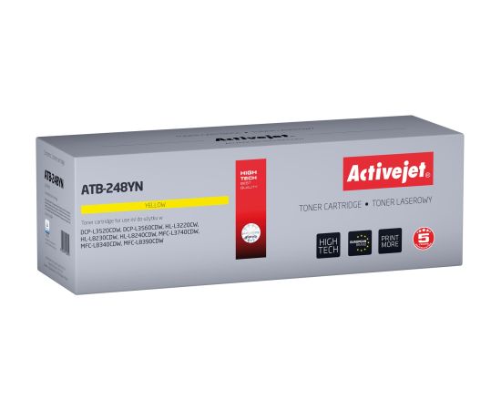 Activejet ATB-248YN Toner for Brother printers; Replacement Brother TN248Y; Supreme; 1000 pages; yellow)