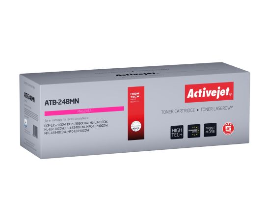 Activejet ATB-248MN Toner for Brother printers; Replacement Brother TN248M; Supreme; 1000 pages; purple)