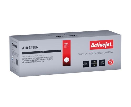 Activejet ATB-248BN toner for Brother printers (replacement Brother TN248BK; Supreme; 1000 pages; black)