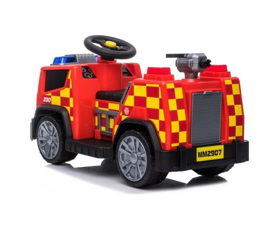 Lean Cars Firefighter Truck TR1911  Electric Ride On Car - Red