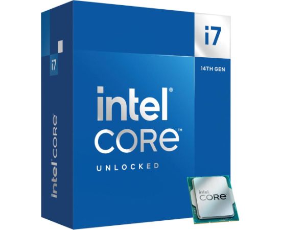 CPU INTEL Desktop Core i7 i7-14700K Raptor Lake 3400 MHz Cores 20 33MB Socket LGA1700 125 Watts GPU UHD 770 BOX BX8071514700KSRN3X