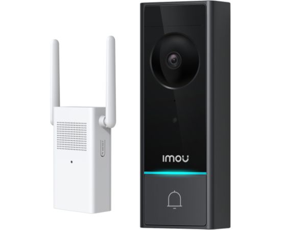 Imou Wireless Doorbell DB60 with a Wireless Chime DS21 in one Kit; DB60 battery doorbell, wirefree, 5Mpx, H.265 video compression, 2.0mm lens, night vision (IR) up to 5m, field of view: 164°(D), up to 30 days video recordings (4GB internal storage)