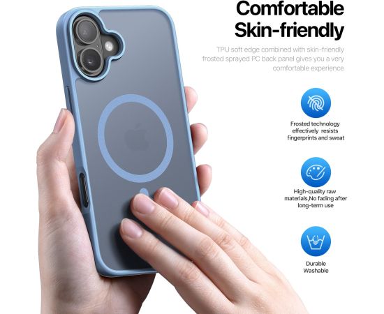 Case Dux Ducis Yind Apple iPhone 16 blue