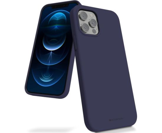 Case Mercury Silicone Case Apple iPhone 16 Pro dark blue